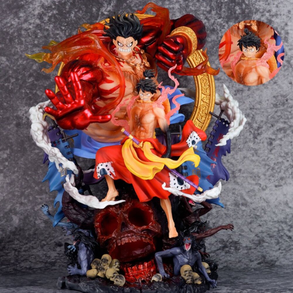 30cm One Piece BT Sitting Rayleigh Meteor Rayleigh Bonfire Sake Figure